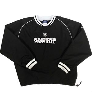 Oakland Raiders YOUTH XL Reebok Pullover NFL AD S